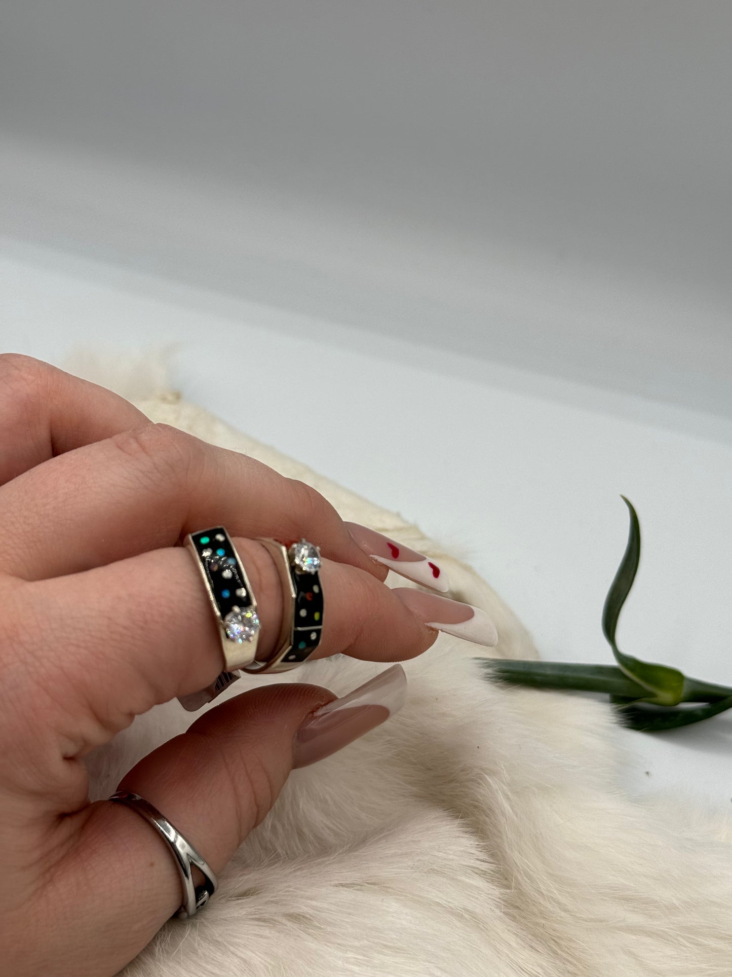 Inlay CZ Band