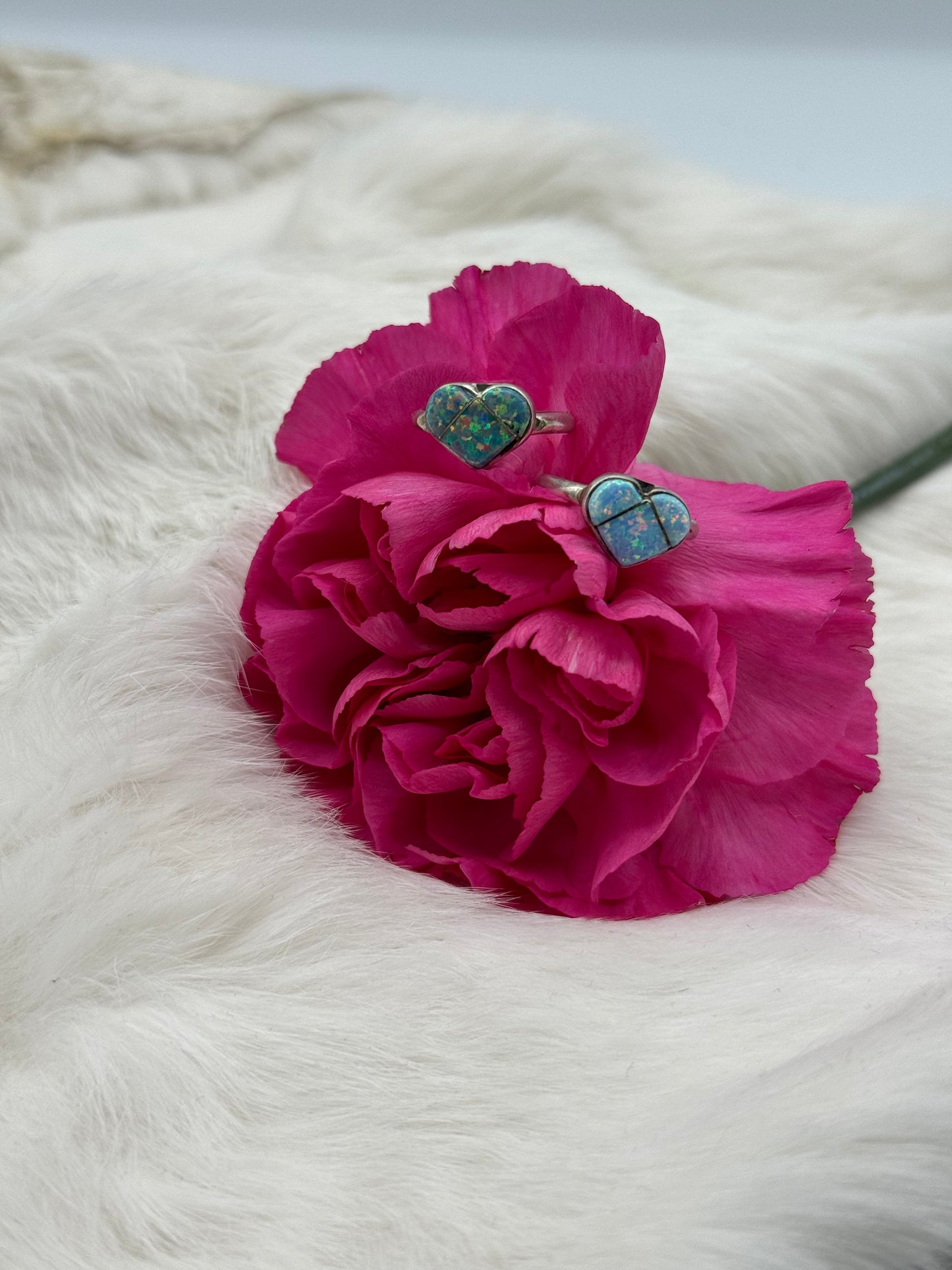 Opal Heart Ring