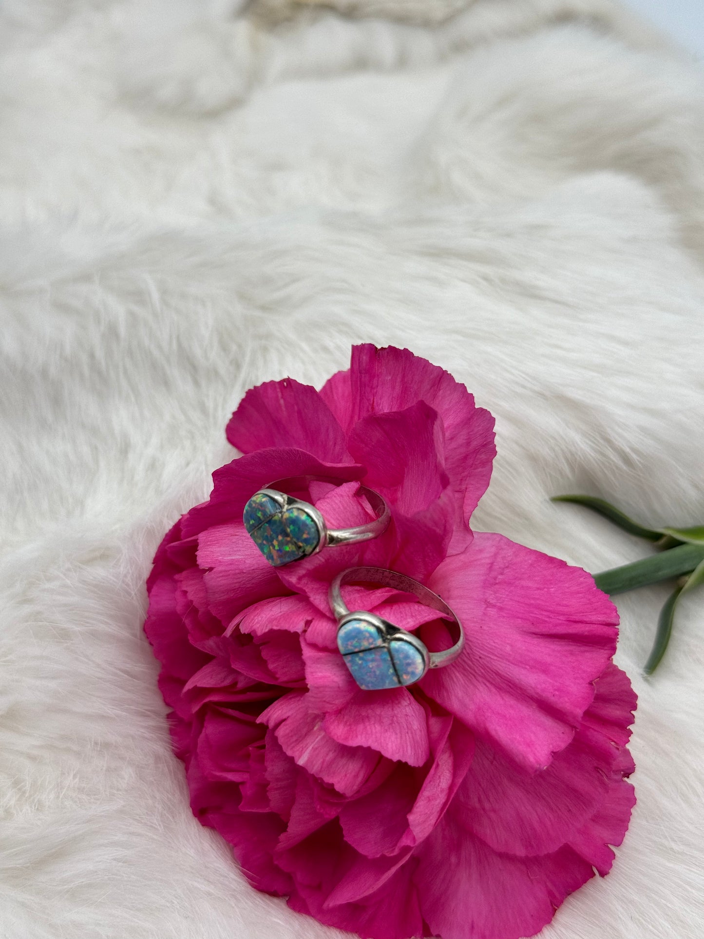 Opal Heart Ring