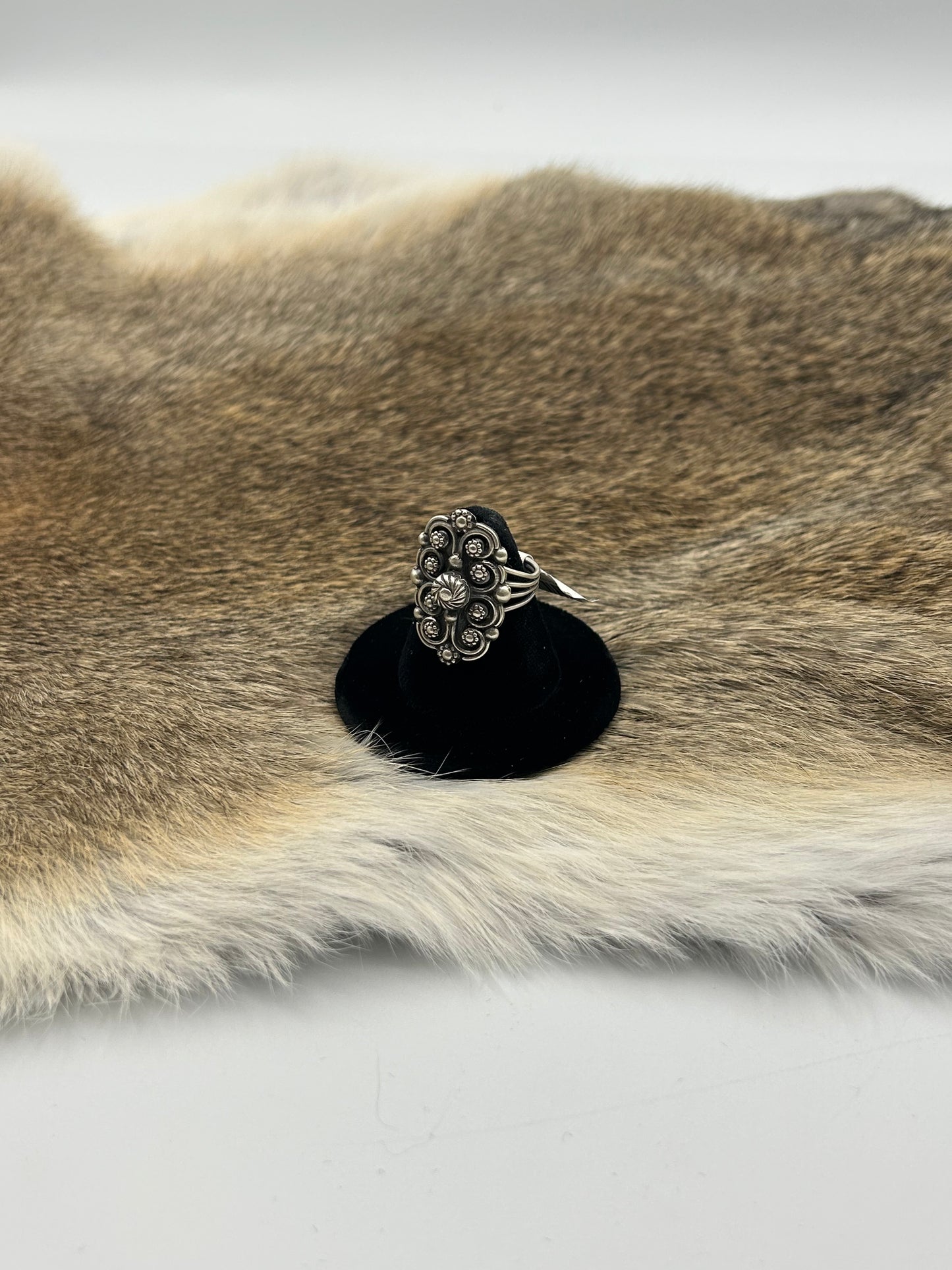 John Begay Silver Wire Ring