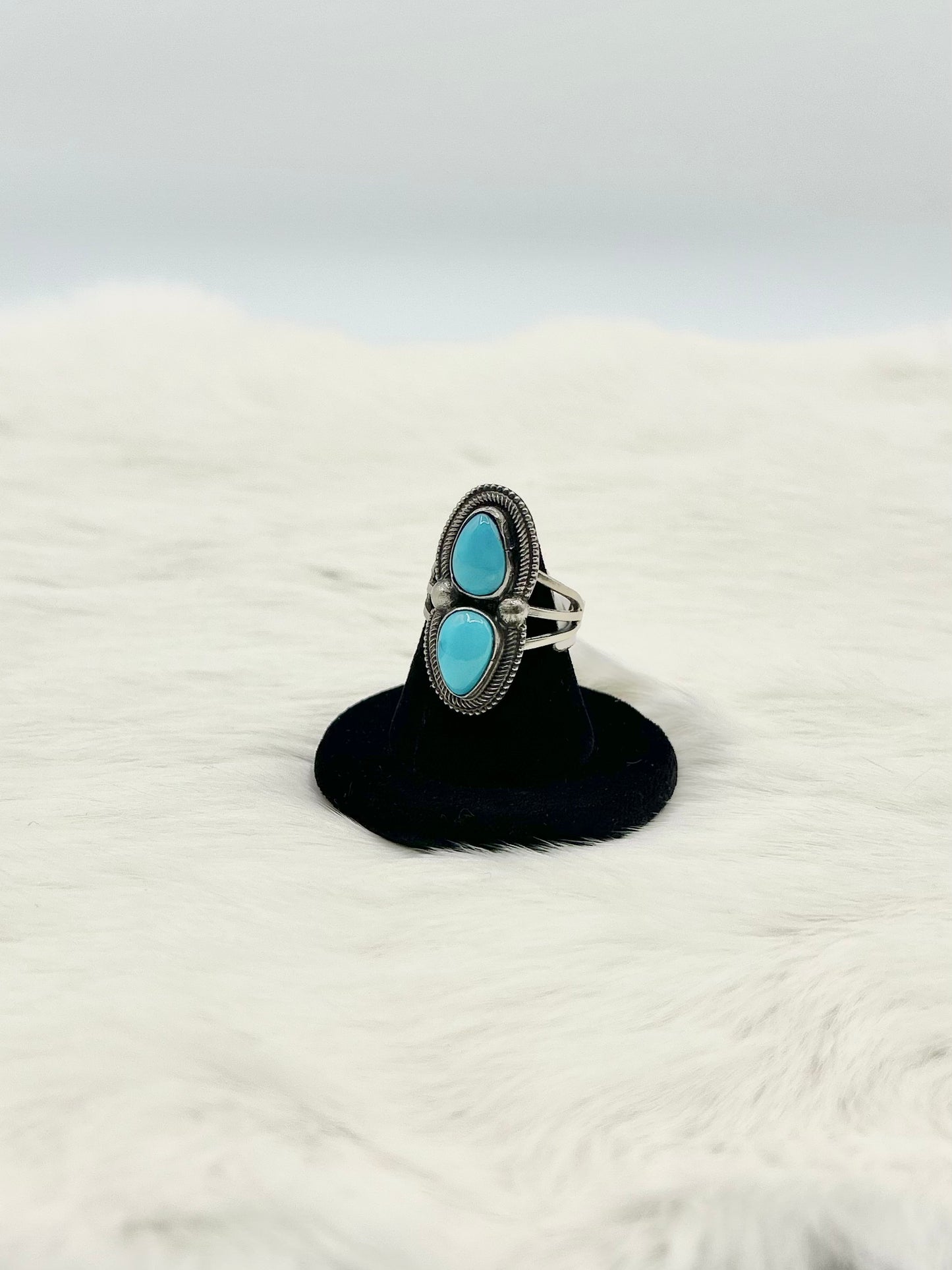 John Begay Kingman Gemini Ring