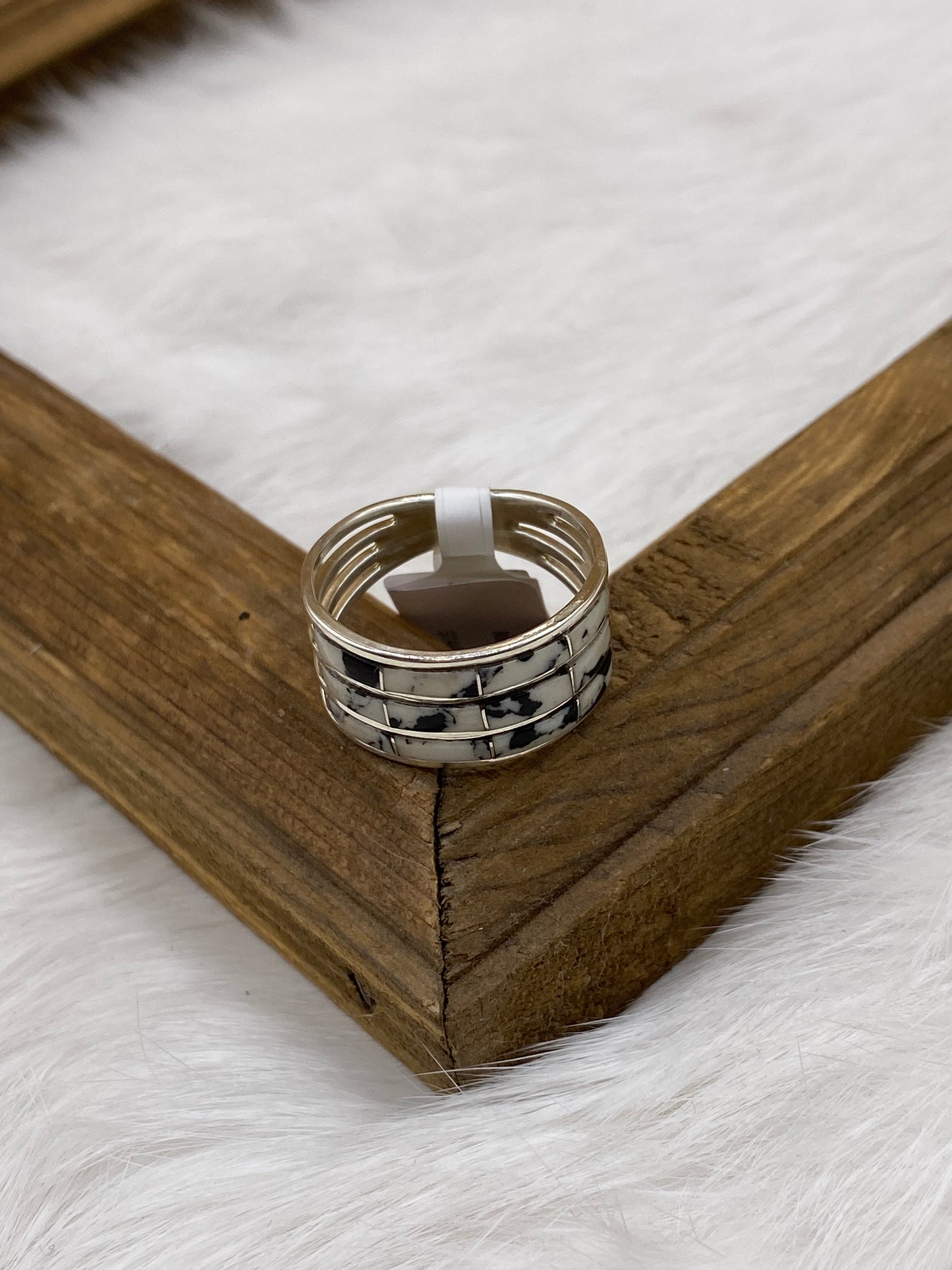 White Buffalo Inlay Band