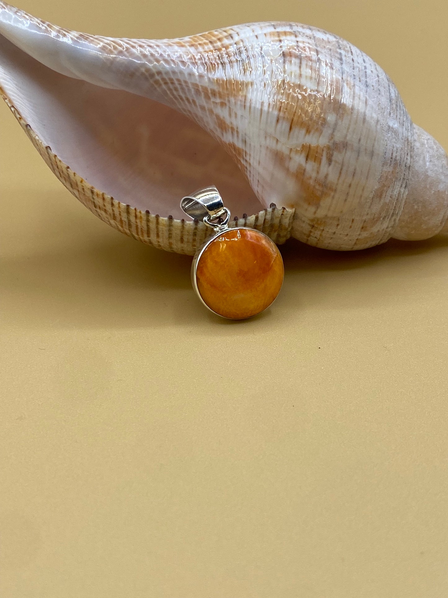 Perfectly-Round Spiny Pendant