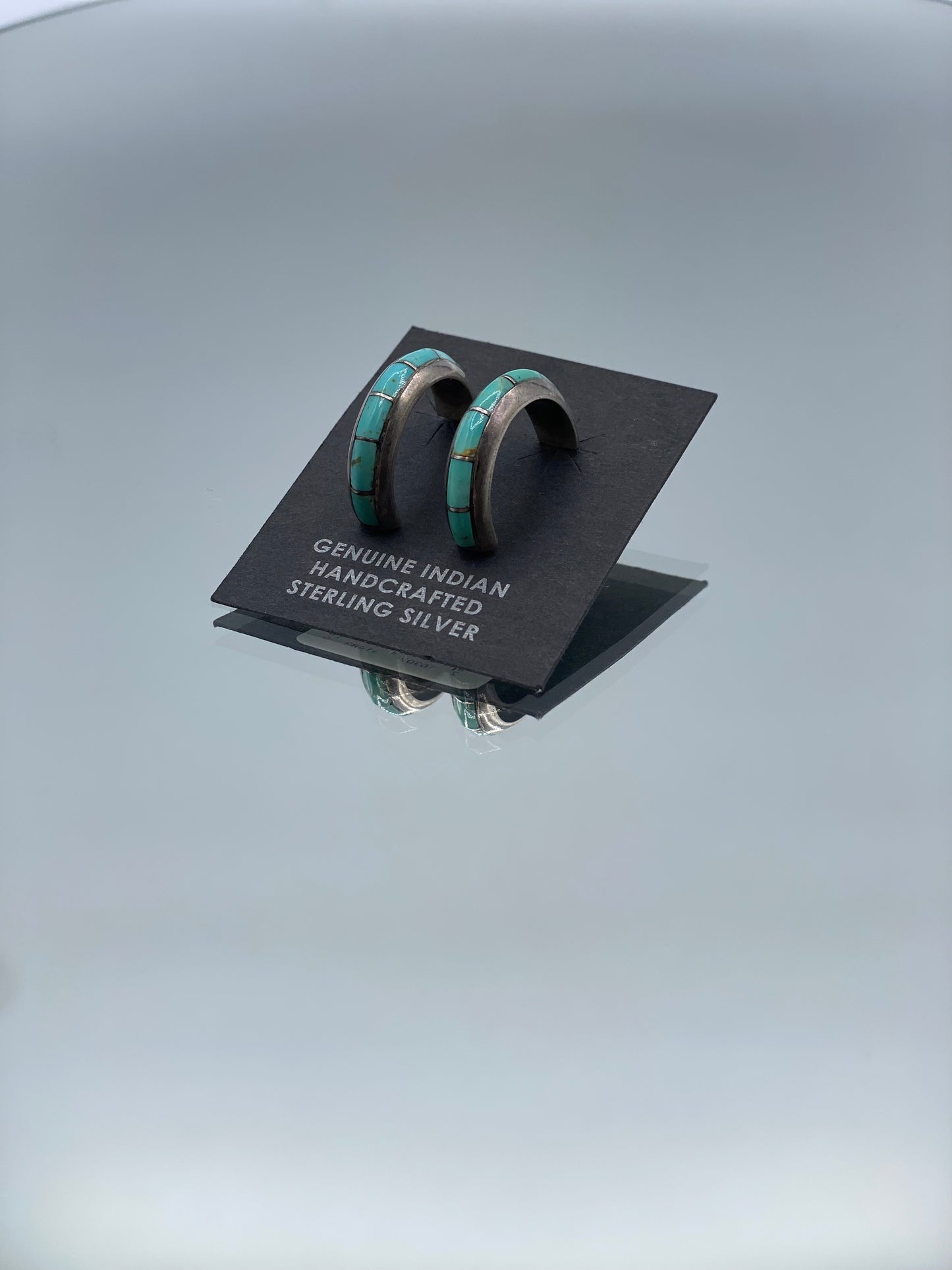 The Inlay Half-Hoop Earring