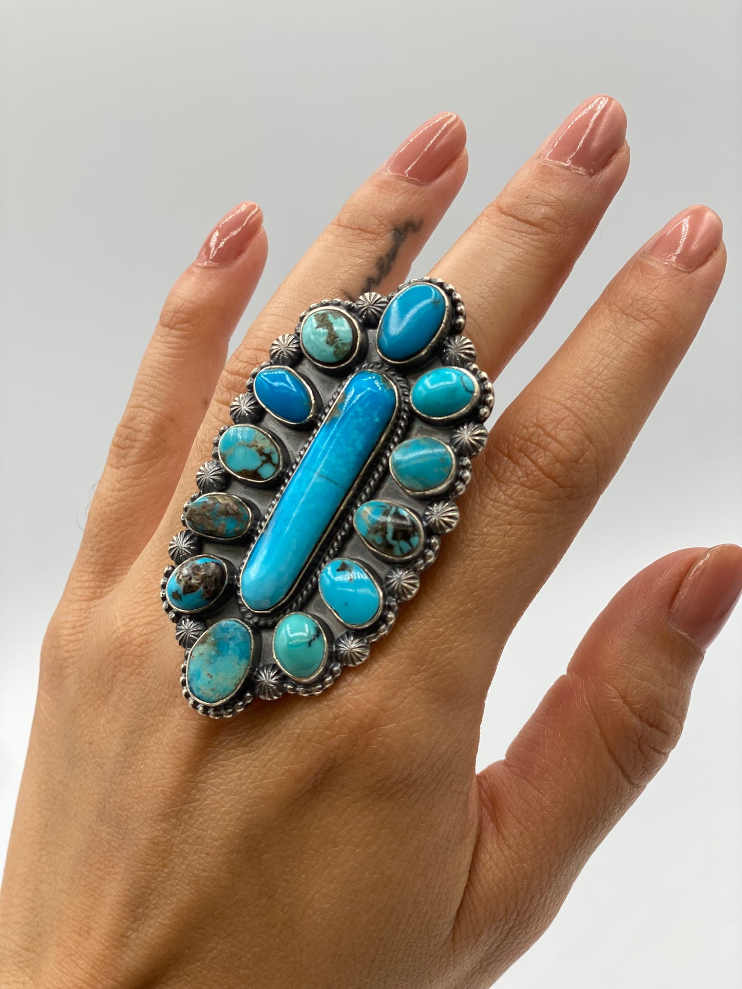 Oblong Kingman Cluster Ring