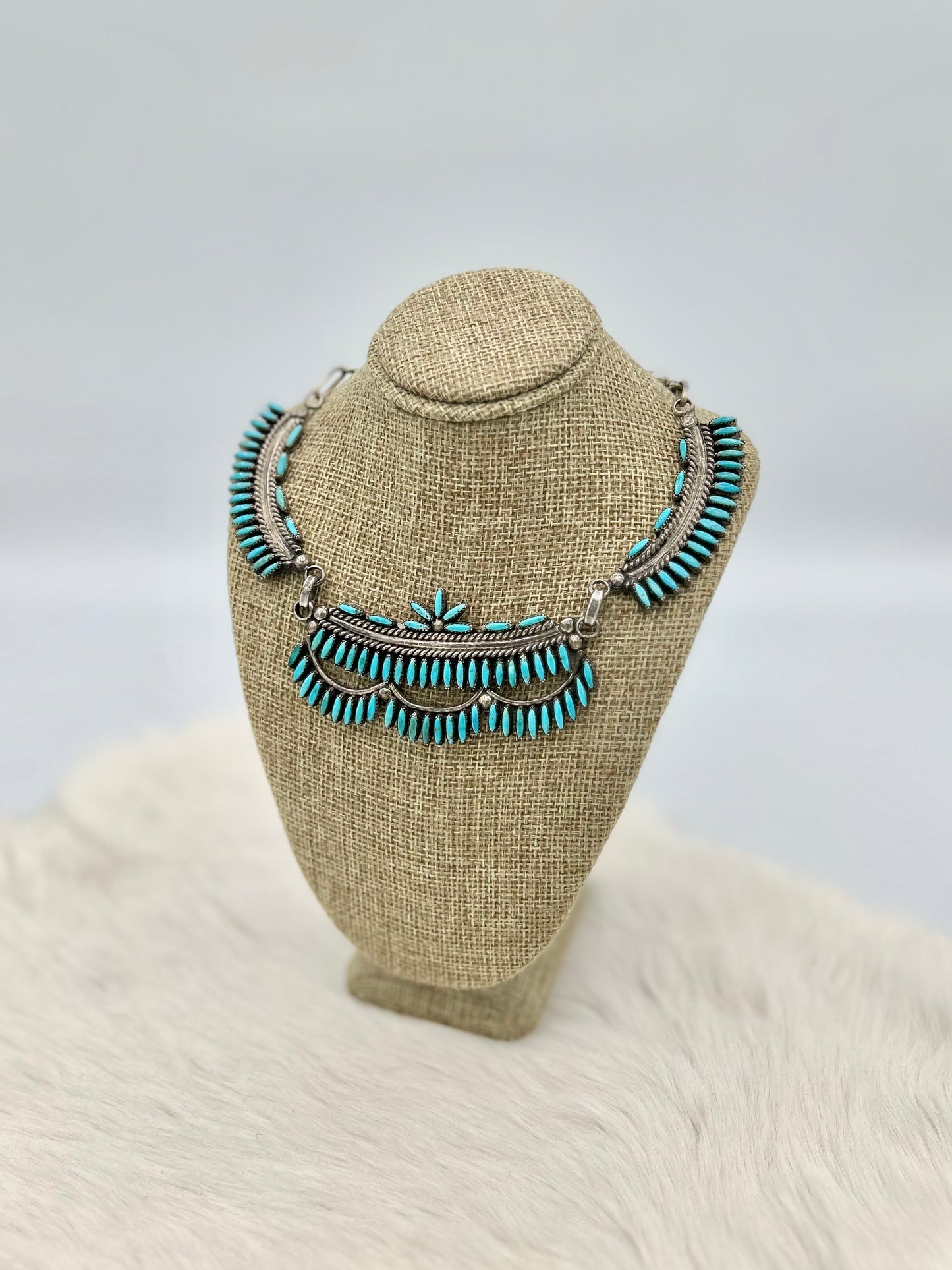 Zuni Needlepoint Necklace