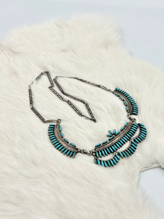 Zuni Needlepoint Necklace