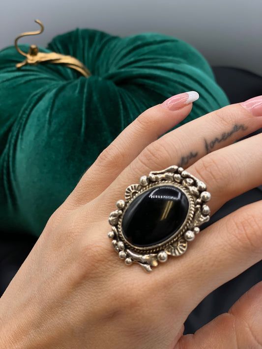 Hocus Pocus Black Onyx Ring