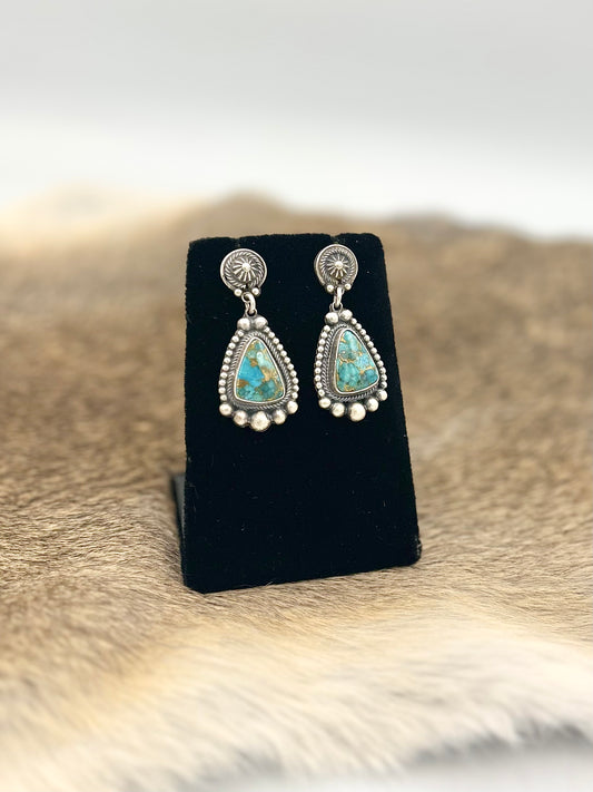 John Begay Turquoise Earrings