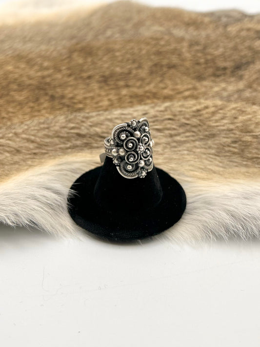 John Begay Thick Silver Band