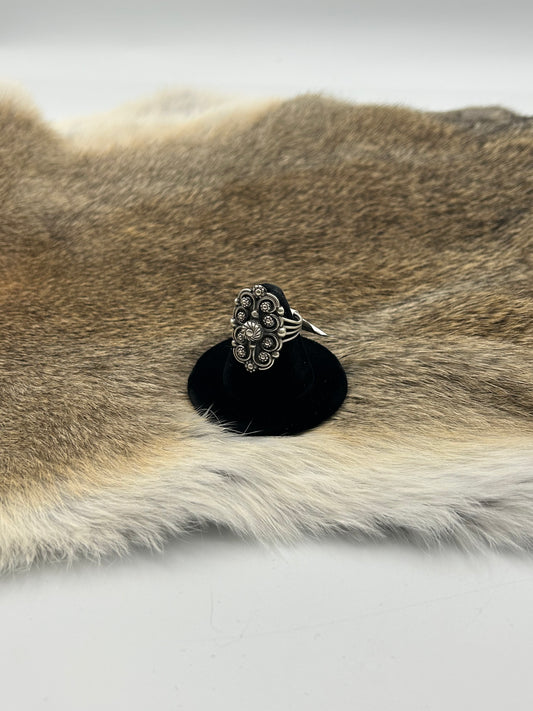 John Begay Silver Wire Ring