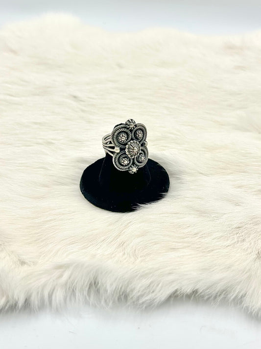 John Begay Silver Wire Ring