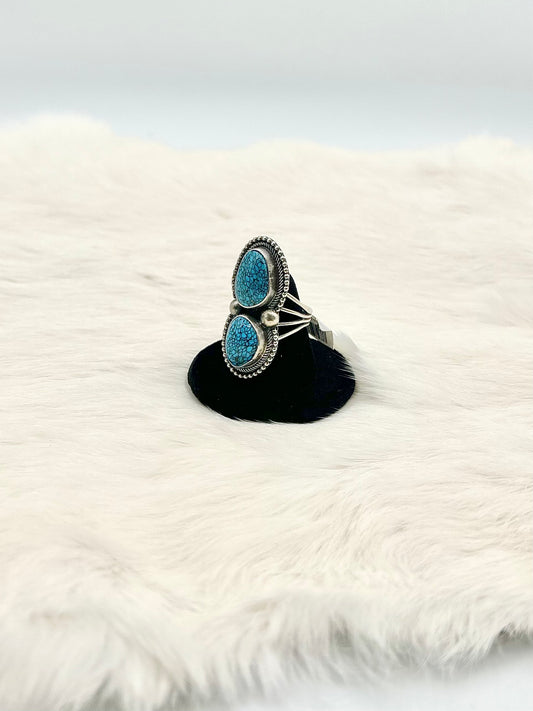 John Begay Spider-Web Gemini Ring