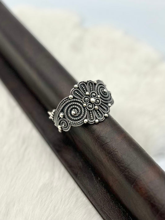 John Begay Silver Wire Bracelet
