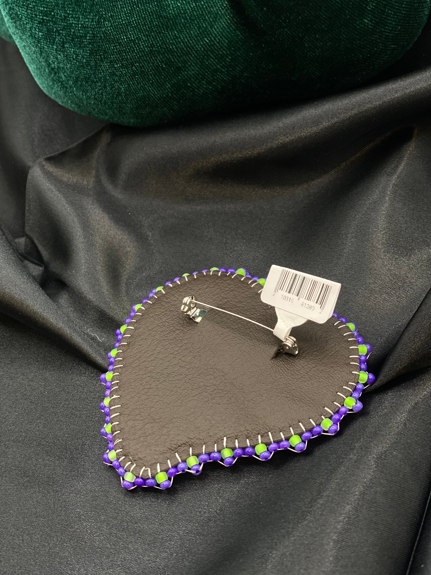 Frankenstein Beaded Rose Pin