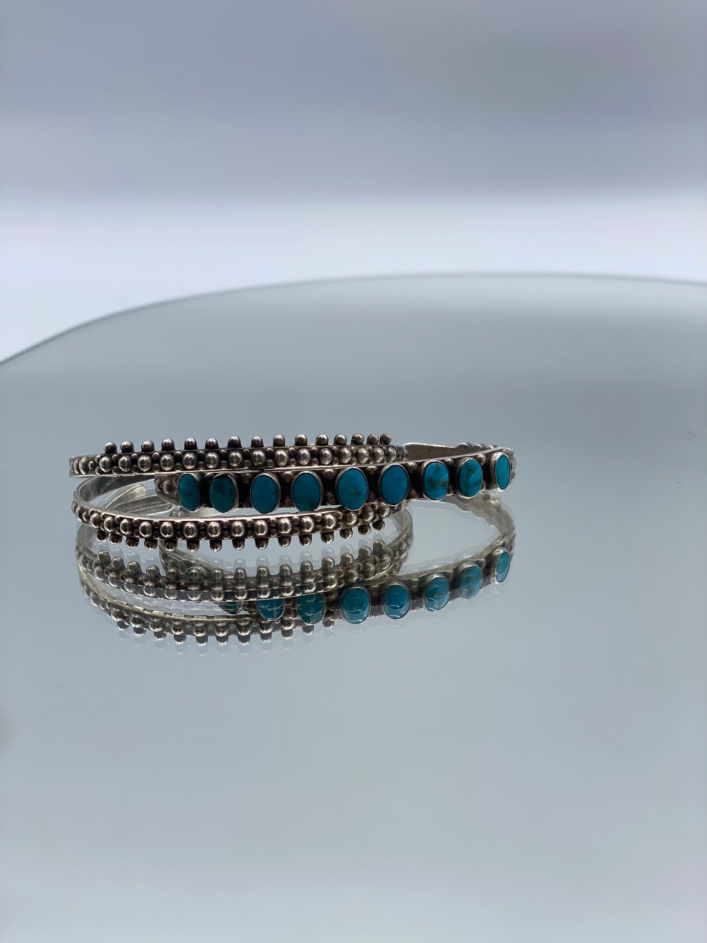 3-Piece Blue Gem Bracelet Set