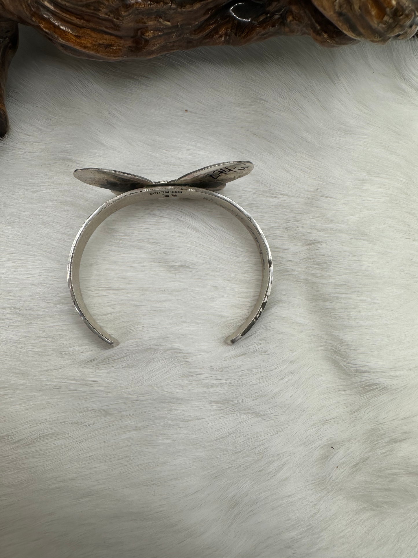 Sterling Silver Butterfly Cuff