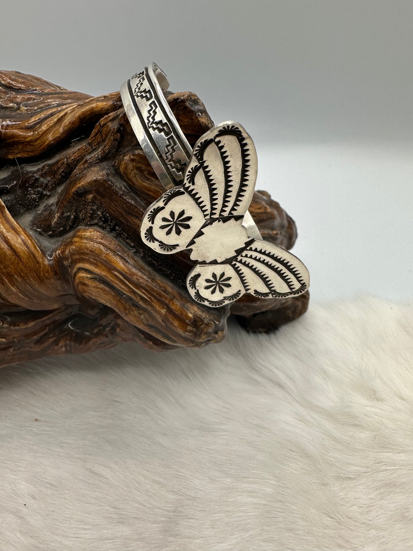 Sterling Silver Butterfly Cuff