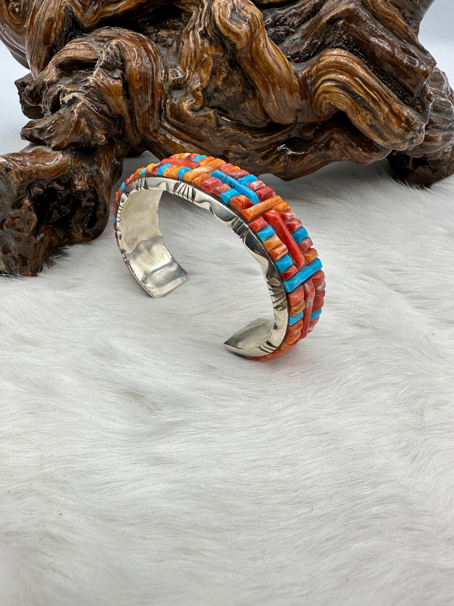 Spiny Inlay Cuff