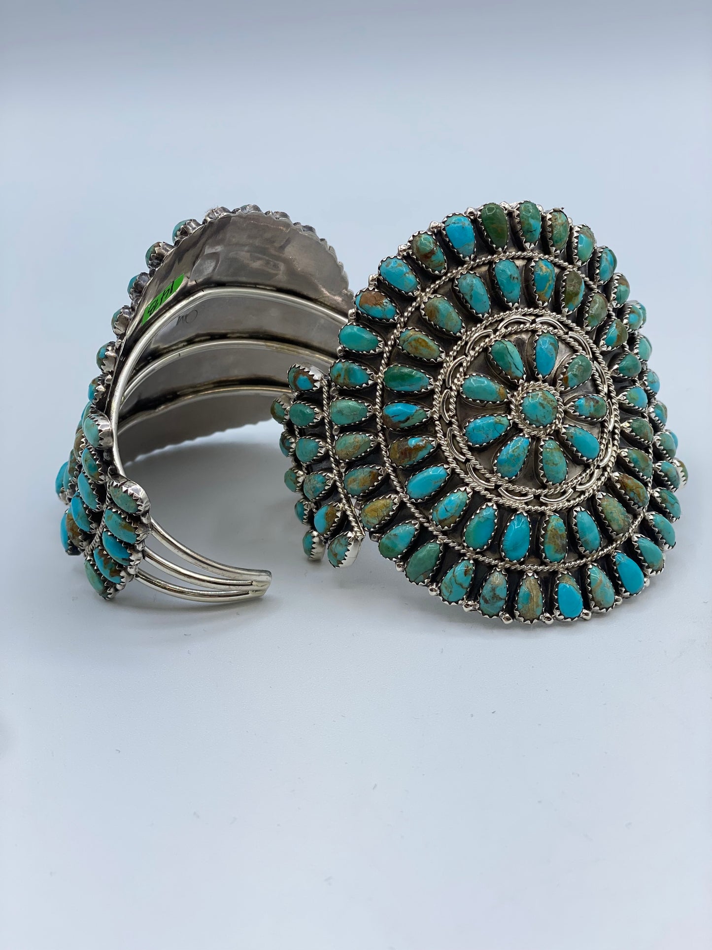 Large Turquoise Cluster Bracelet